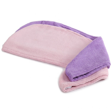 Turban à séchage de cheveux en microfibre super absorbant